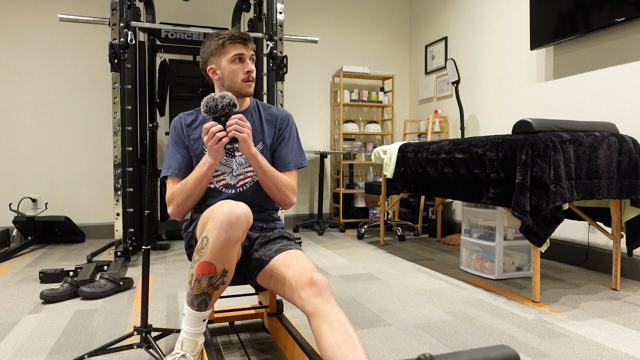 ASMR Gym Workout | Rowing for Anxiety Relief and Stress-Free Relaxation