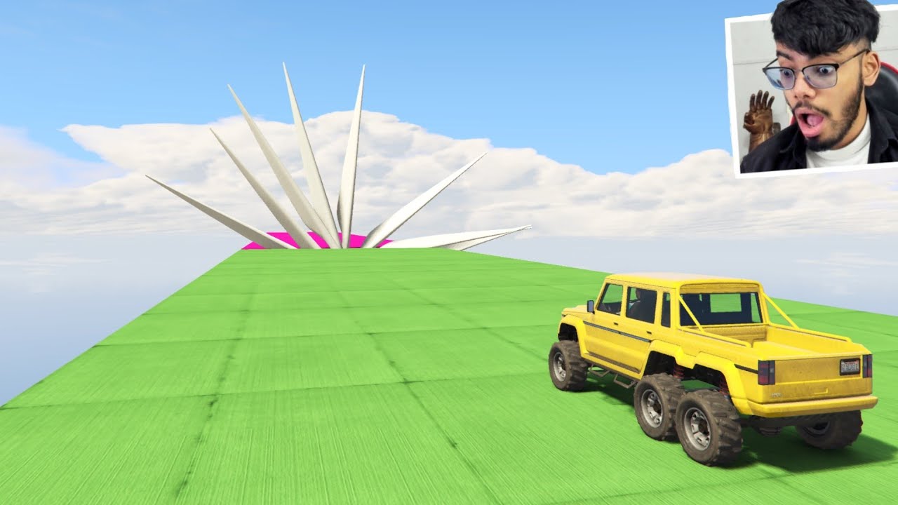 0.0030% IMPOSSIBLE Glitched Parkour Race in GTA 5!