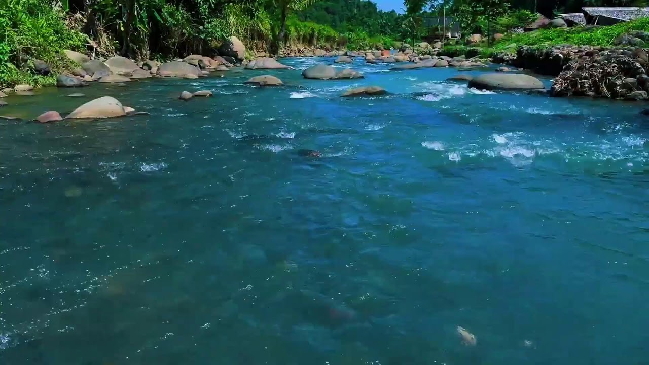 Bright Blue Tropical River – Nature Sounds for Focus, Study Productivity & Anxiety Relief