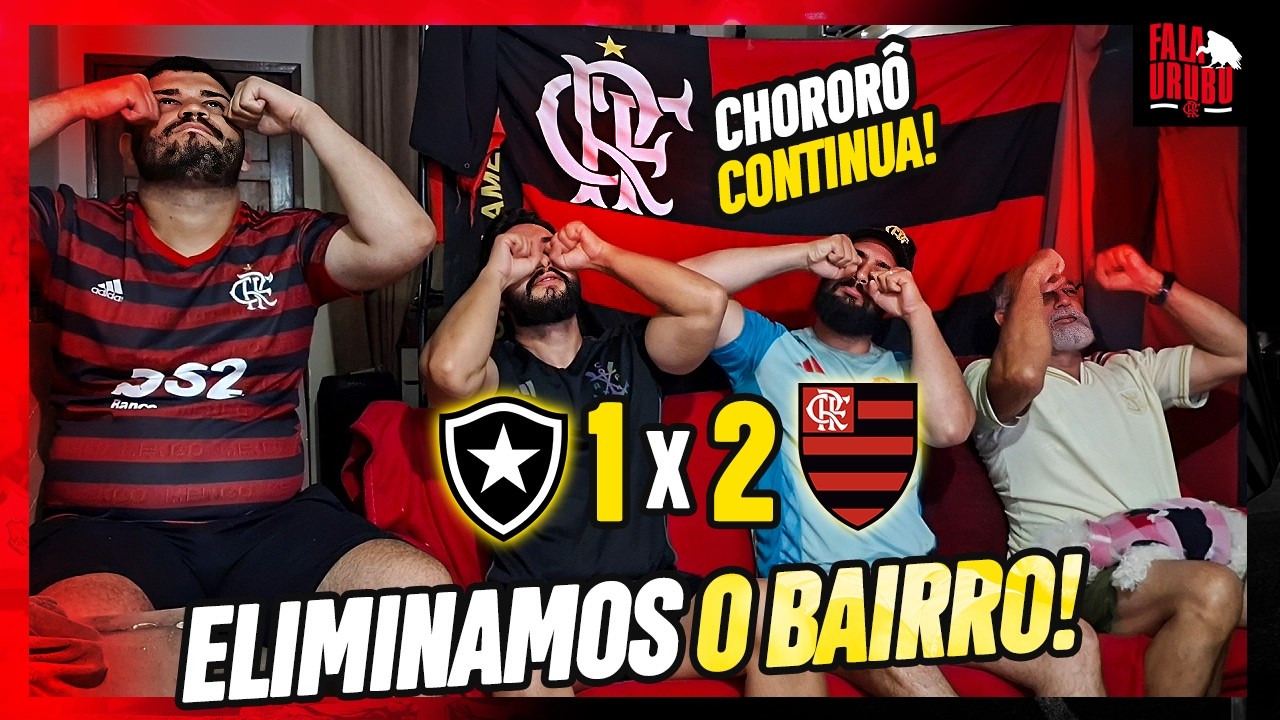 REACT BOTAFOGO 1X2 FLAMENGO! MENGÃO ELIMINA O BAIRRO E ESTÁ NAS SEMIFINAIS DO CARIOCA!