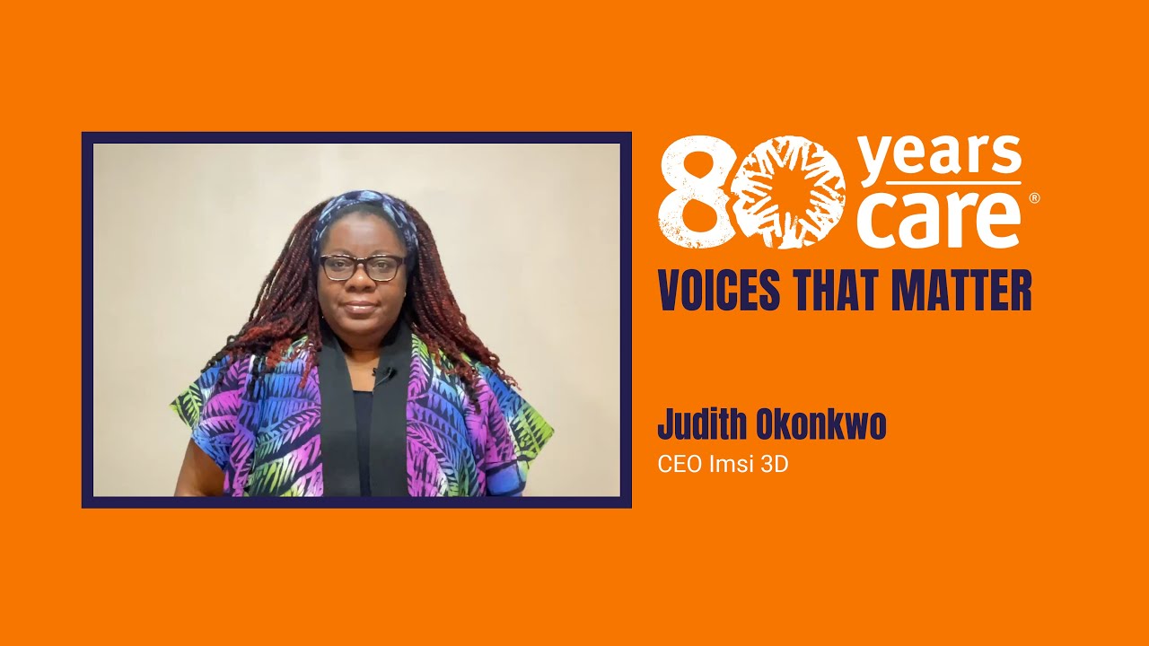 80 years – voices that matter: Judith Okonkwo, CEO Imisi 3D | CARE Austria