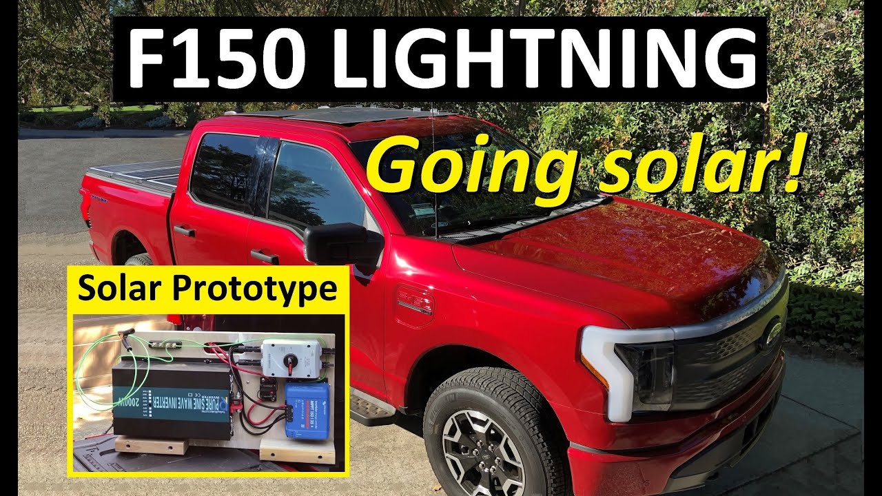 Ford F150 Lightning: Going solar with a prototype solar charging system for my overland build