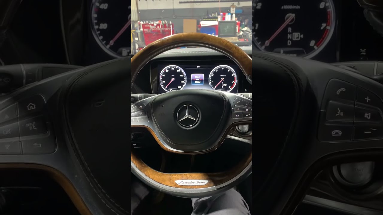 2016 Mercedes S550, rear brake pads replacement, rear emergency electronic caliper release procedure