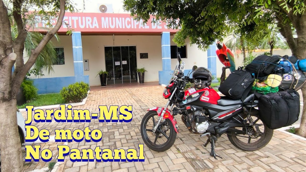 Conhe&ccedil;a JARDIM-MS e algumas curiosidades MOTOVLOG pelo centro da cidade | PROJETO MS-79/10 Pantanal