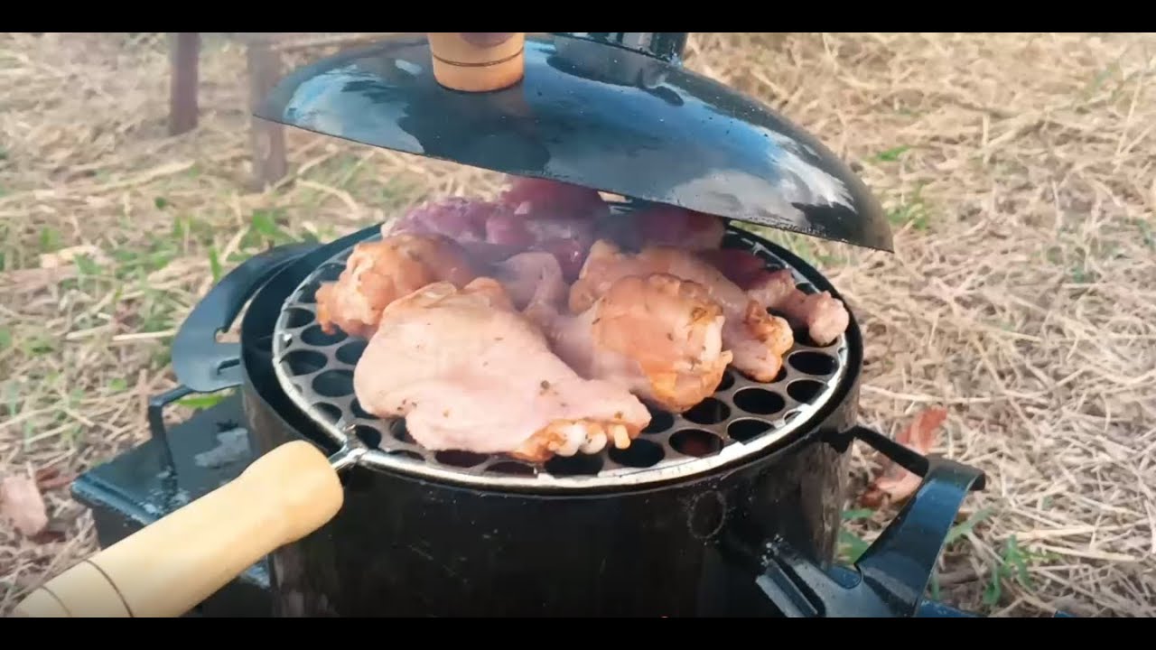 testando mini defumador