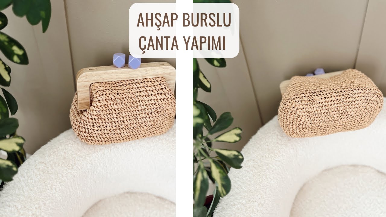 AHŞAP BURSLU ÇANTA YAPIMI 🌸 