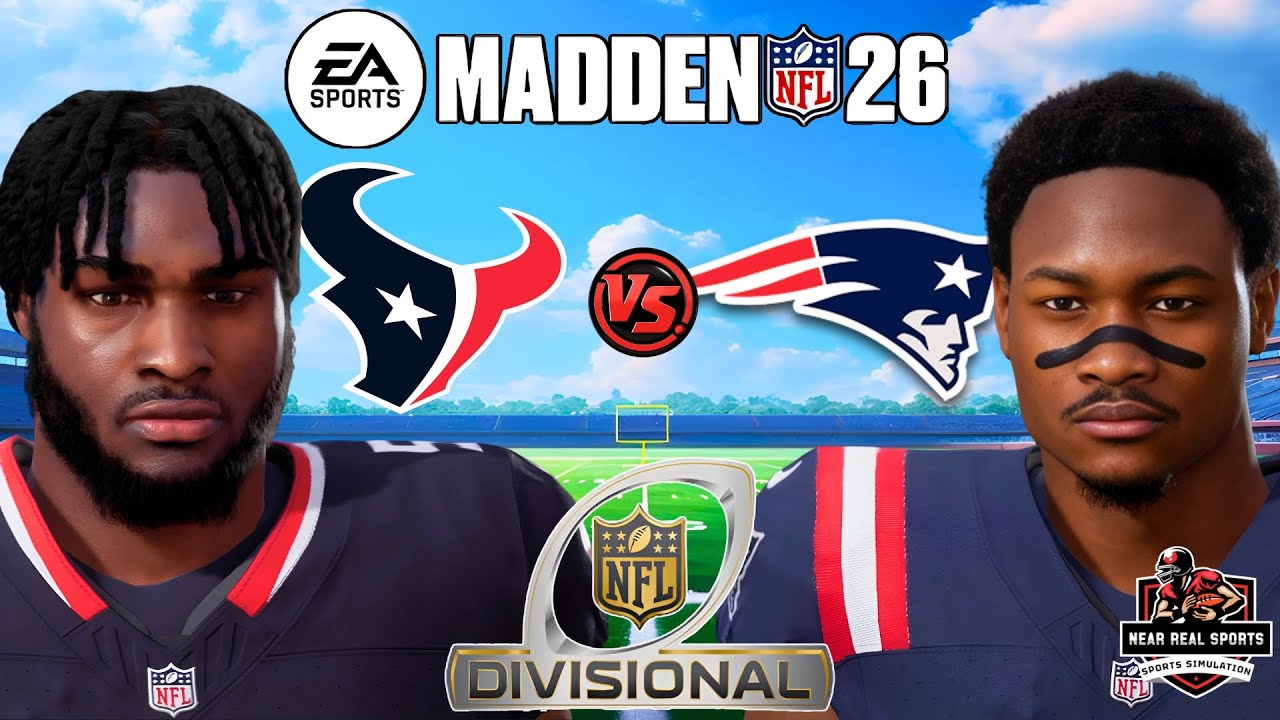 &laquo;Тексанс&raquo; против &laquo;Патриотс&raquo; | Плей-офф НФЛ - Дивизионный раунд | Прогнозы на Madden 26