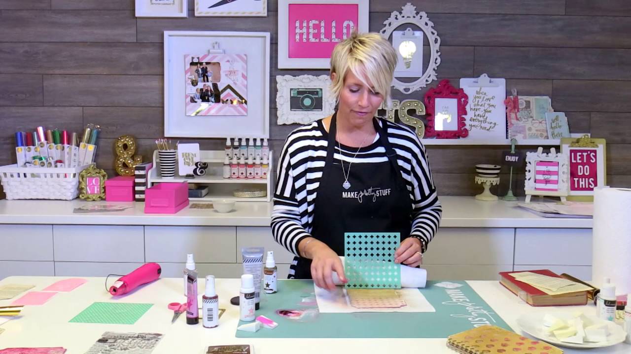 How to Use Texture Paste with Stencils | Lesson 6 | Heidi Swapp