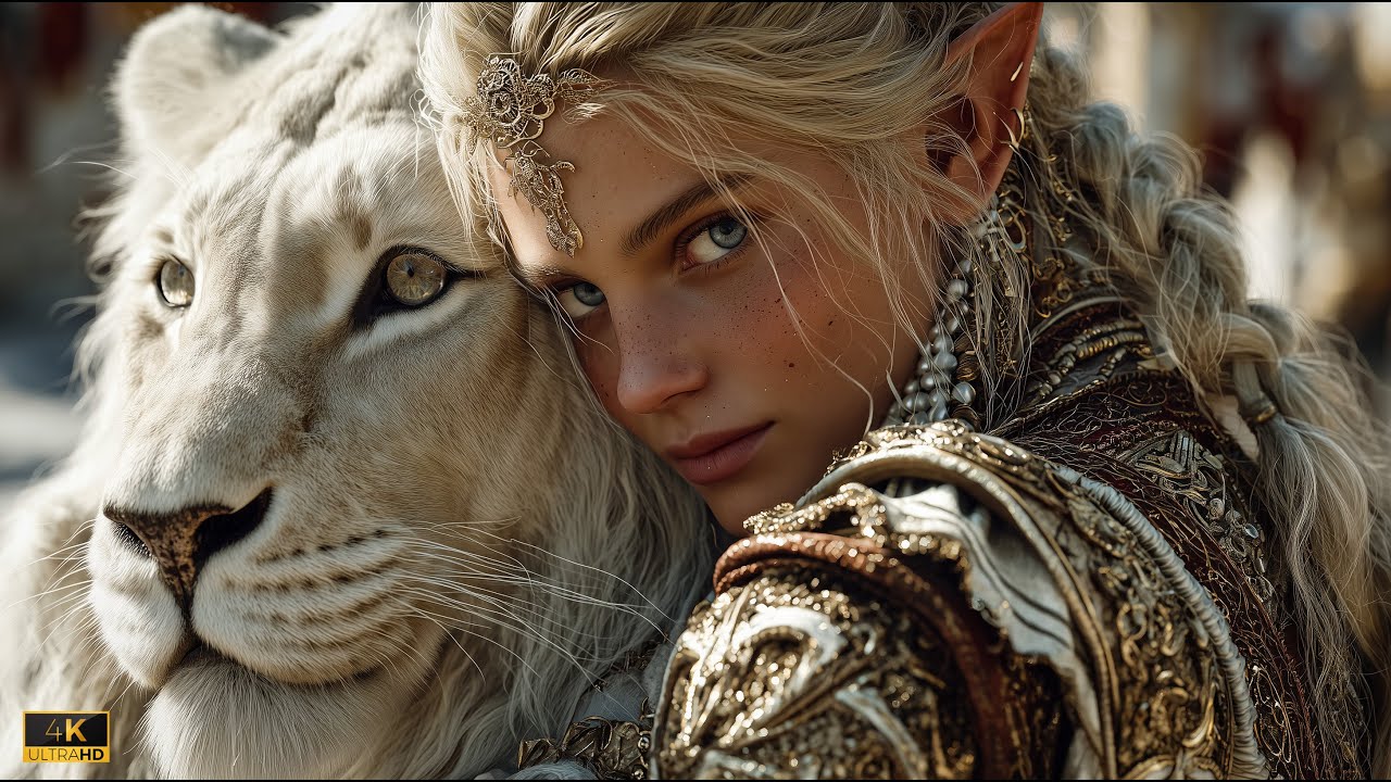 High Elves Queen | Lumina Fae Fantasy Cinematic | Magical Elven World AI Video (4K)