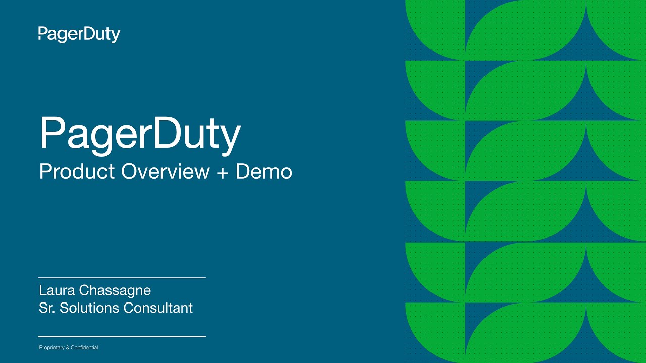 PagerDuty Digital Operations Management Product Overview Demo