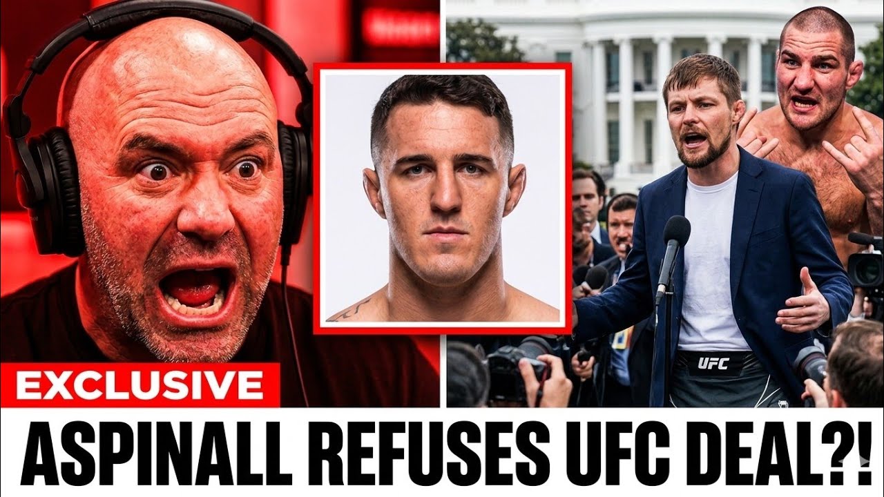 BREAKING! Tom Aspinall REFUSES UFC Fight 💥 Bryce Mitchell SLAMS White House Event