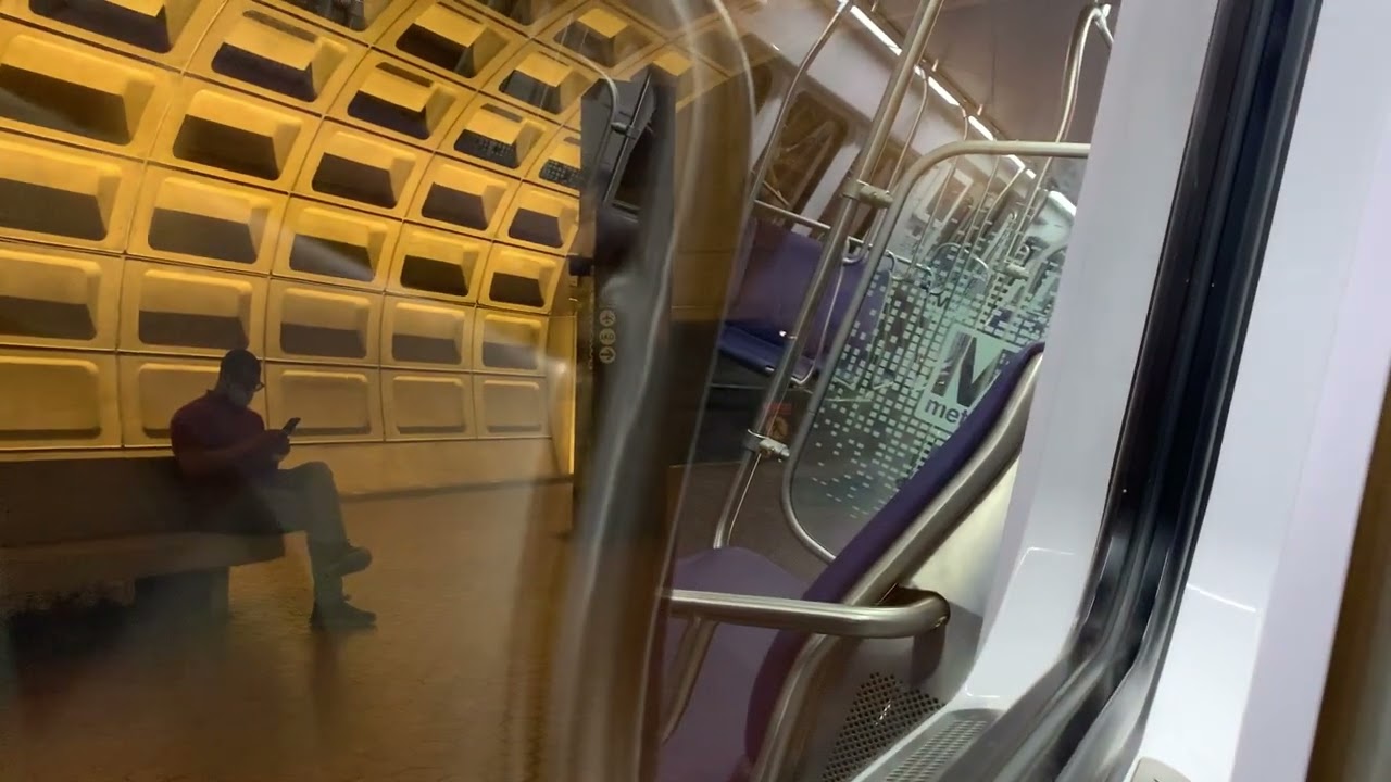 FATHER’S DAY! Wmata 7000 Series Kawasaki Orange Line ride, #7566, L’Enfant Plaza to Ballston-MU