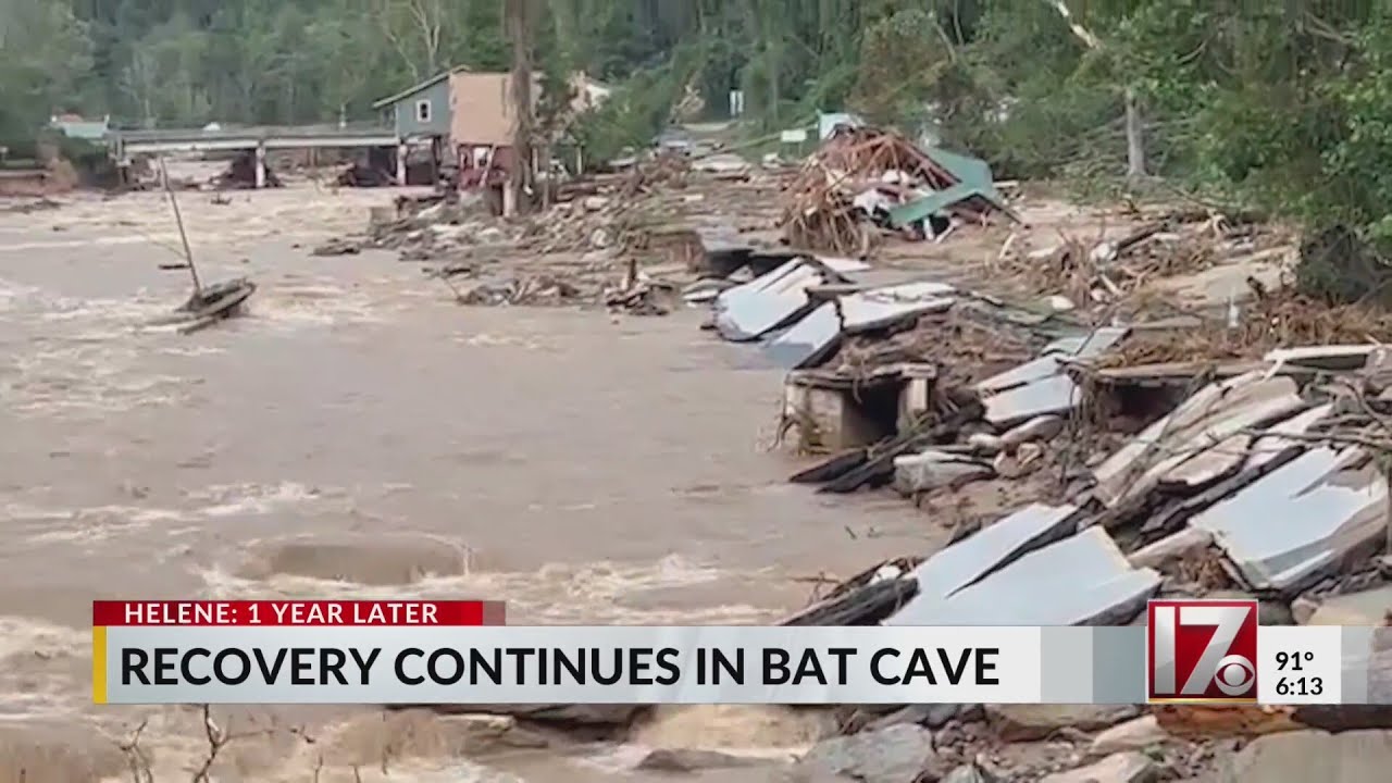 Recovery continues in Bat Cave one year after Hurricane Helene