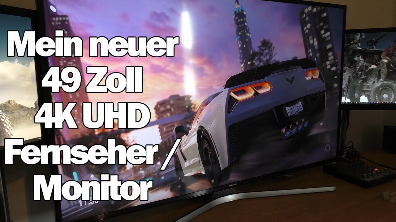 Mein neuer 49 Zoll 4K UHD Fernseher / Monitor von Samsung ( UE 49 MU6179 U )
