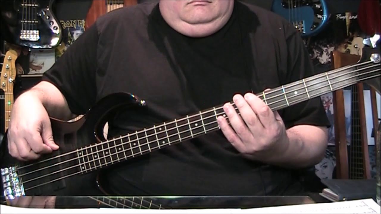 Genesis Turn It On Again Bass Cover with Notes & Tab