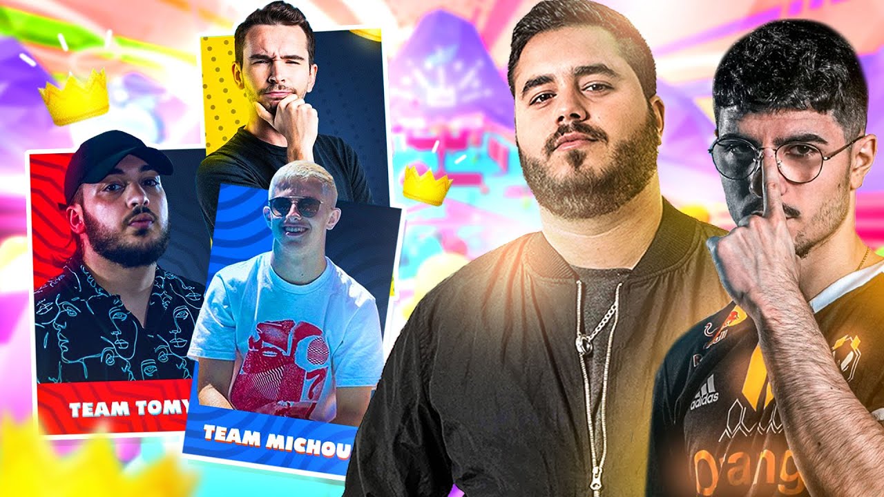 🏆 MICHOU, TOMY & DOMINGO S'AFFRONTENT SUR FALL GUYS ! (Nouveau concept)