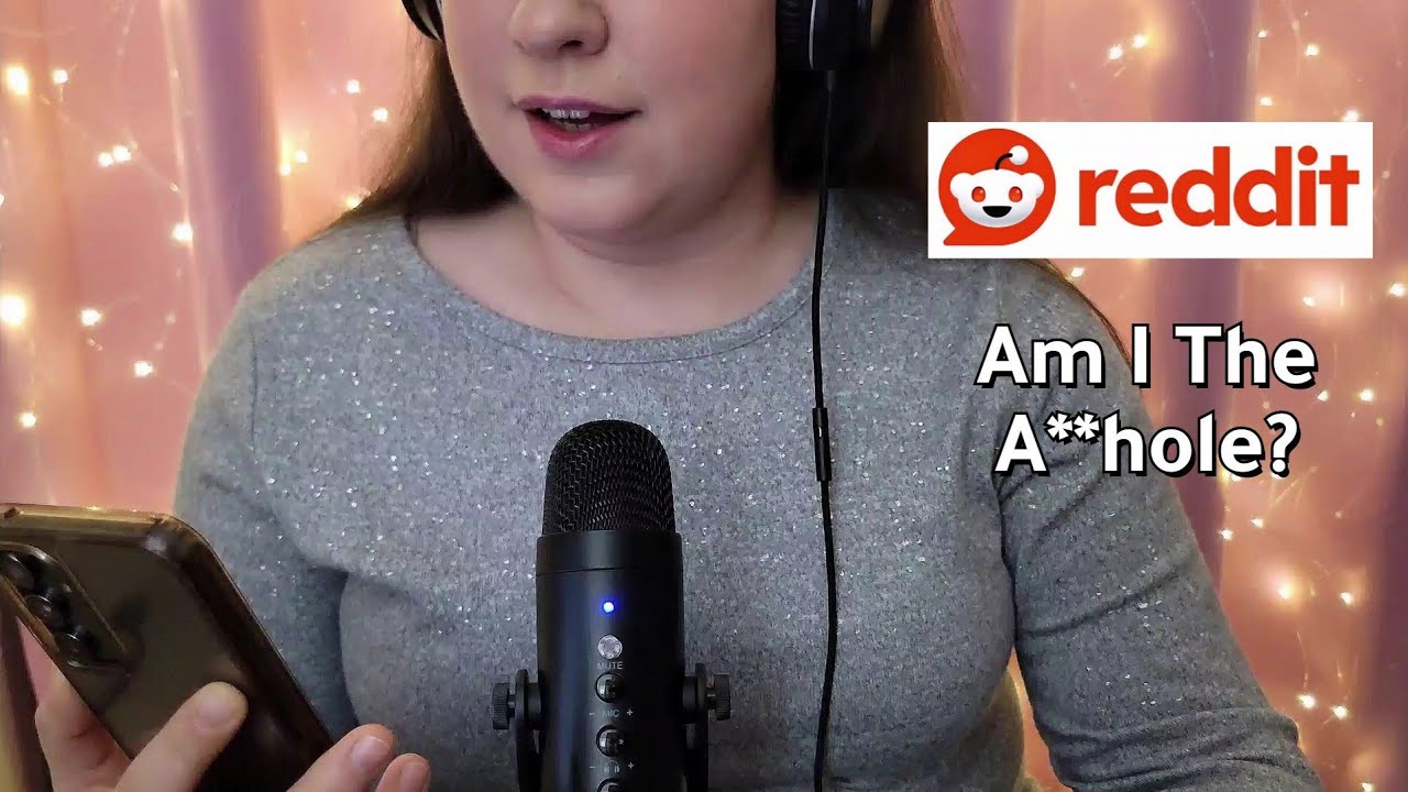 ASMR Reading Reddit Stories (AITA) Close Up Whispering