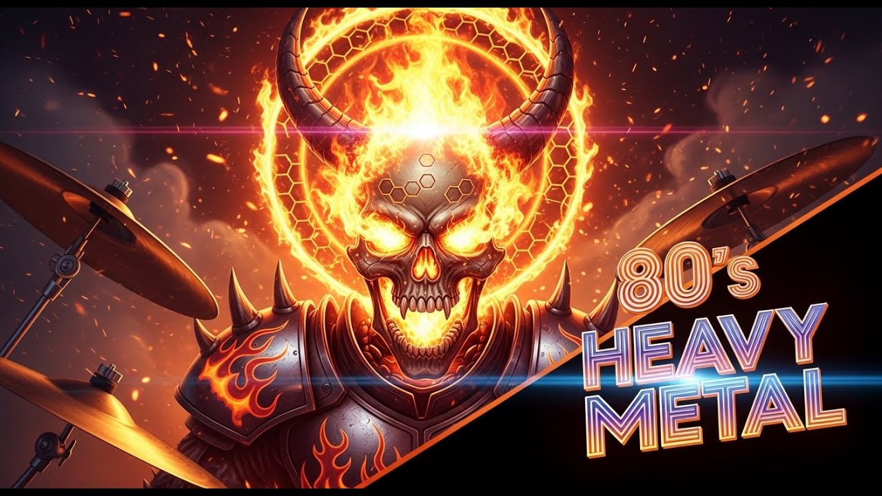 💀 OLD SCHOOL HEAVY METAL 80s — 1 Hour of Raw Steel