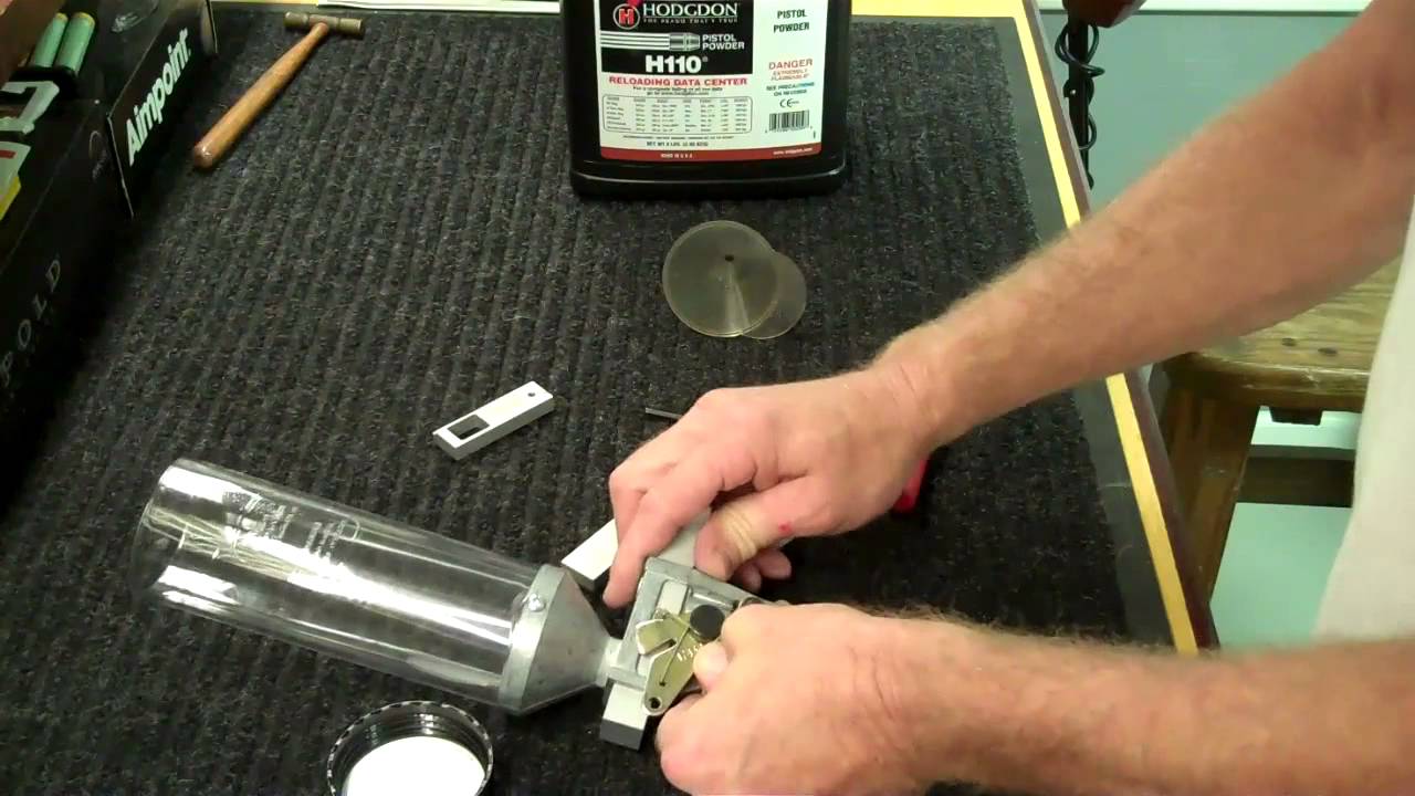 Dillon powder measure system problems solved for fine powders.
