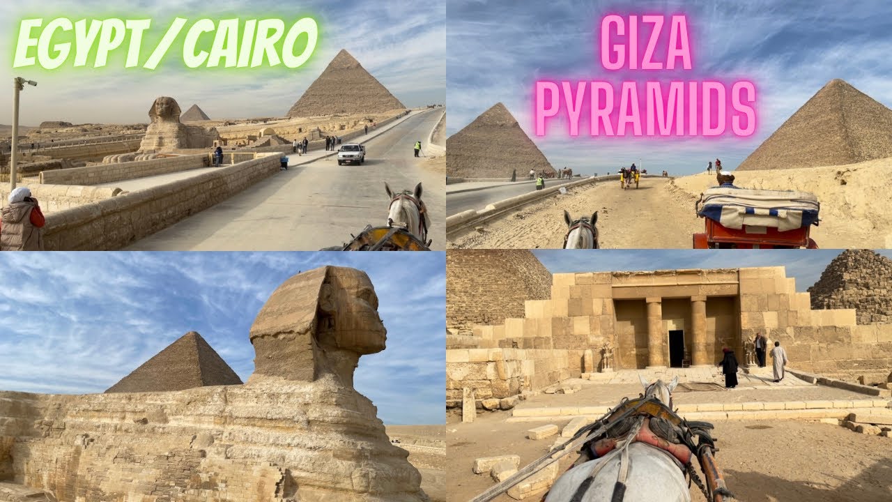 Great Pyramid Inn Hotel in front of Giza Pyramids ​⁠ #travel #cairo #egypt #2023 #2024