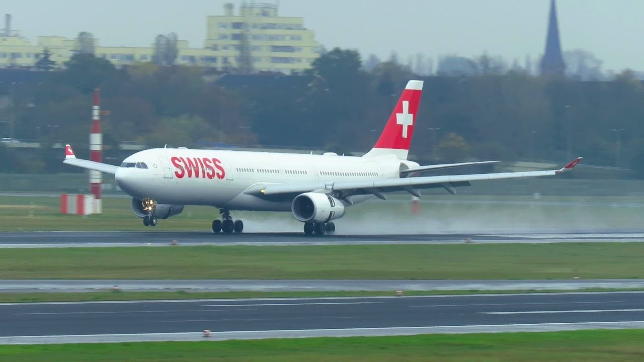 UPGRADE: SWISS Airbus A330-300 [HB-JHC] Landing and Takeoff from Berlin Tegel Airport TXL!