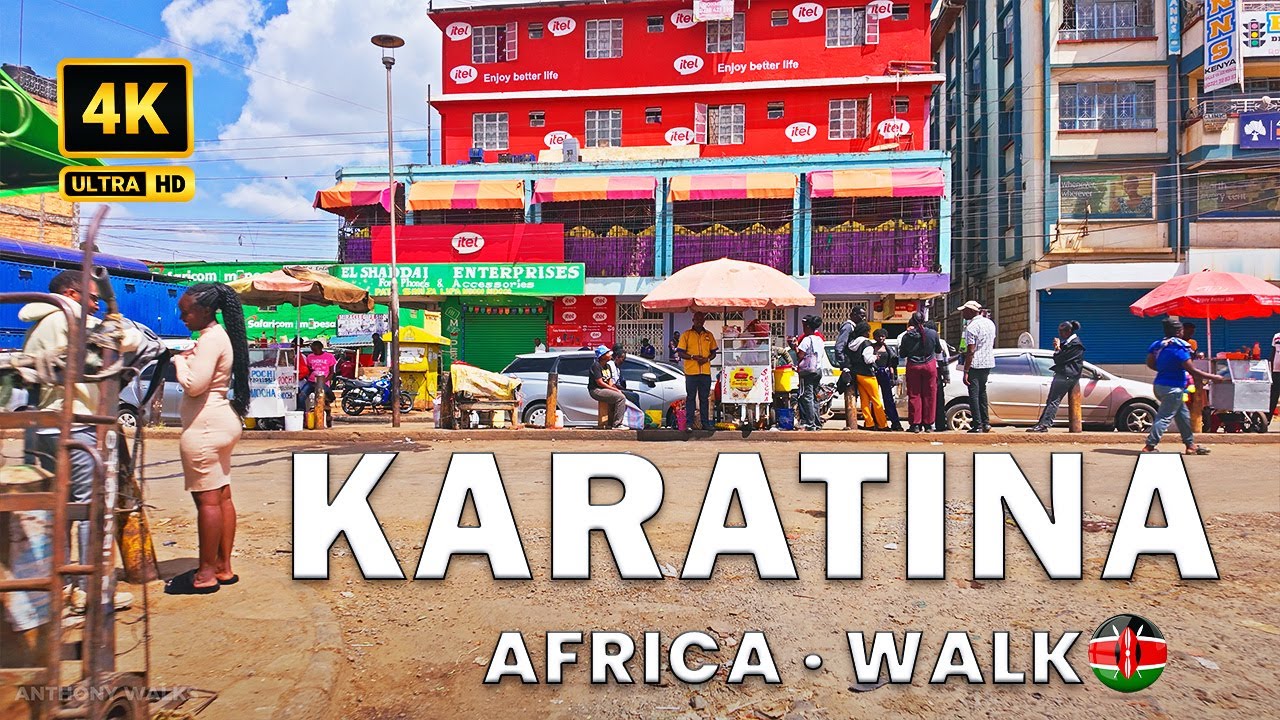 Karatina Town 🇰🇪 – Beautiful Sunday Walking Tour | Real Streets of Kenya in 4K Ultra HD