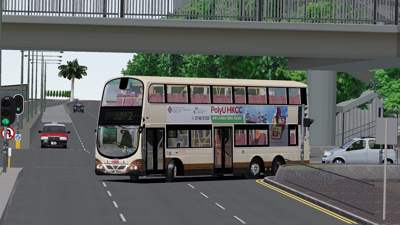 [Omsi 2] : KMB ROUTE 2@AVBW 蘇屋--尖沙咀碼頭 (NEW HOF TESTING)