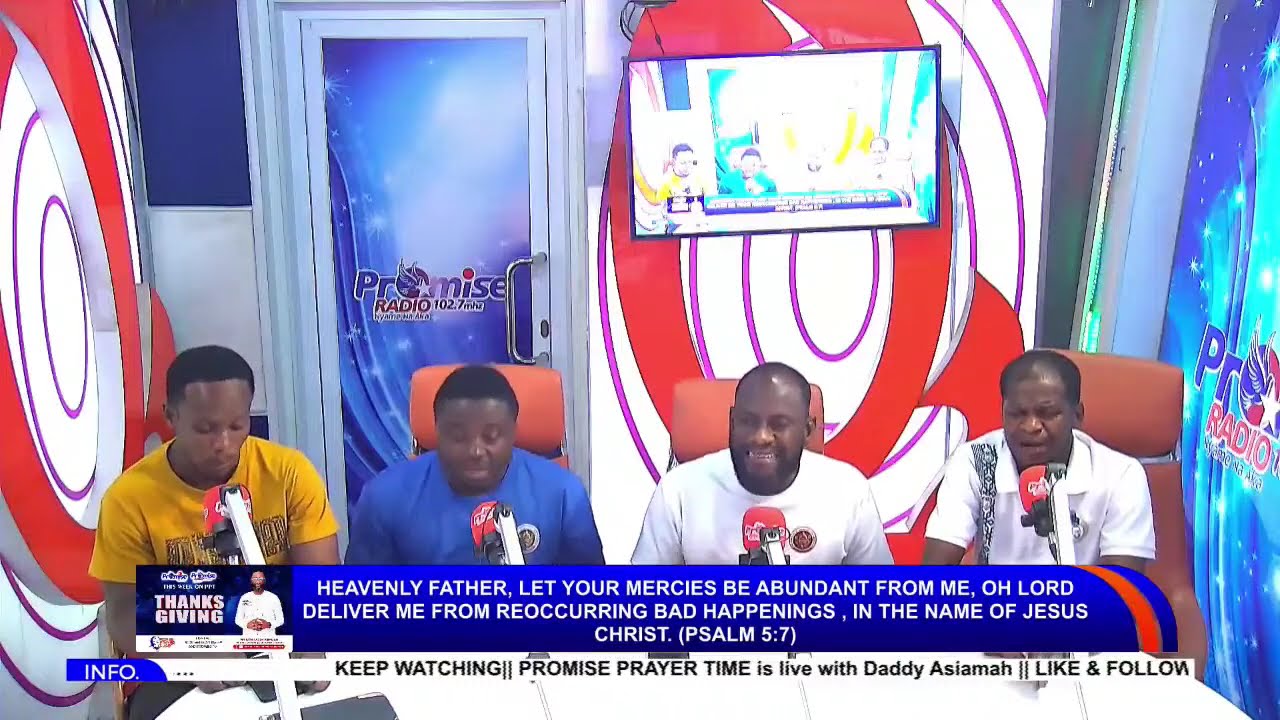PROMISE PRAYER TIME is live with Daddy Asiamah || (THANKSGIVING - DAY 4)  12/02/2026