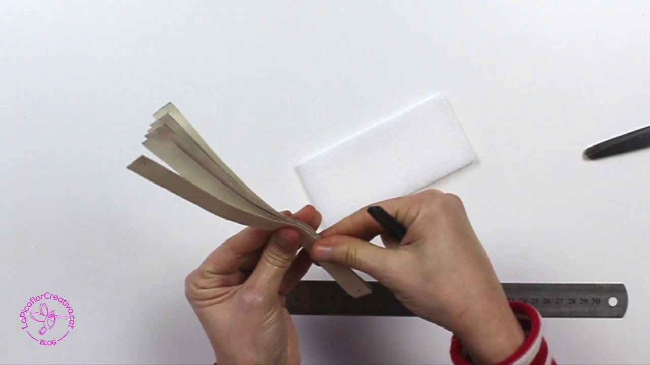 Tutorial del taller d'ornaments nadalencs de paper decorat