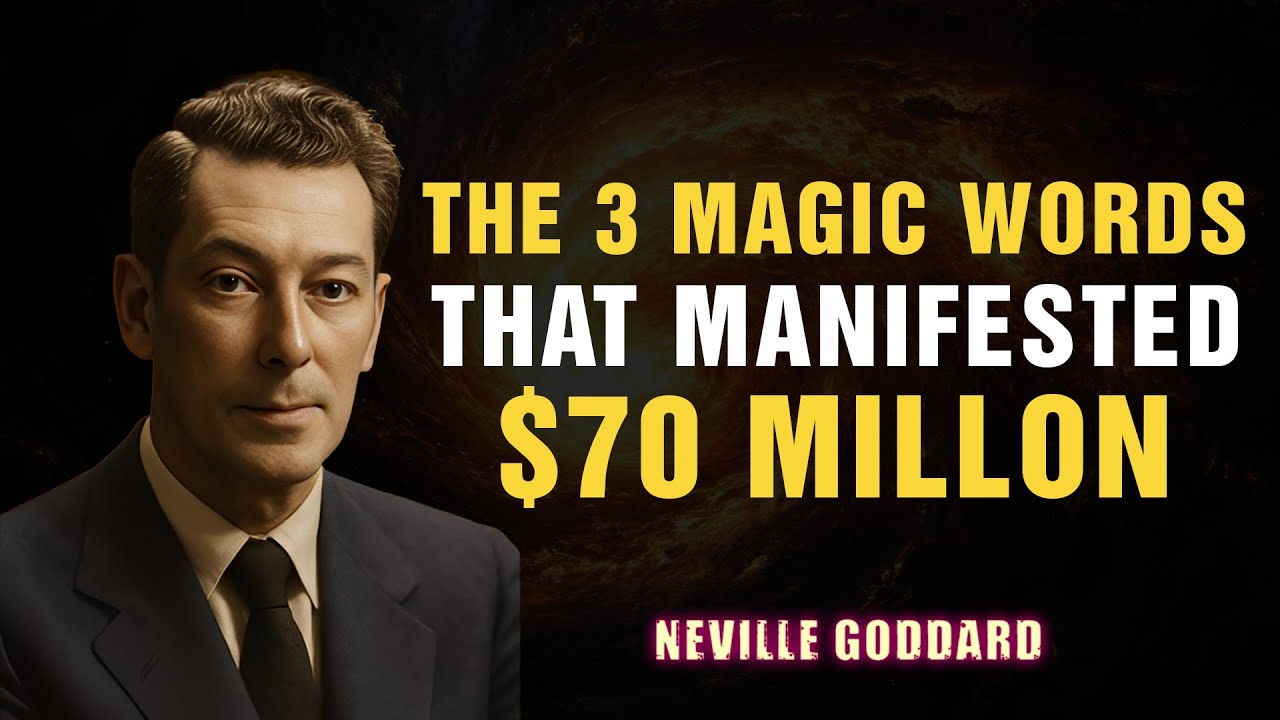 The 3 Magic Words That Manifested $70 Million  | NEVILLE GODDARD