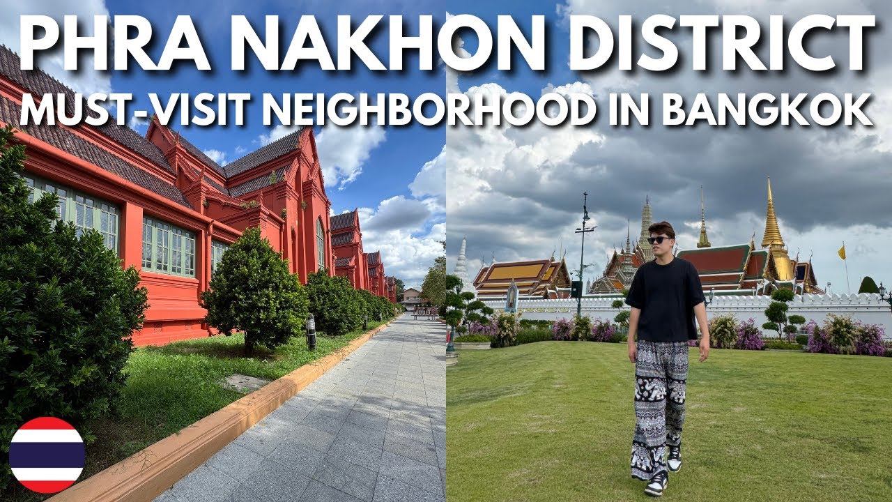 🇹🇭 Exploring Phra Nakhon, Sanam Luang, and Khaosan Road | Thailand Vlog