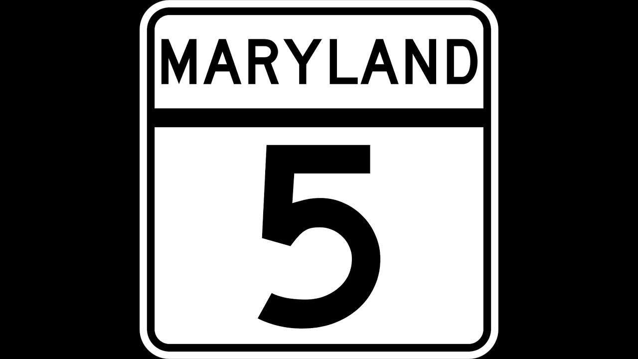 Maryland Route 5 Beginning to End