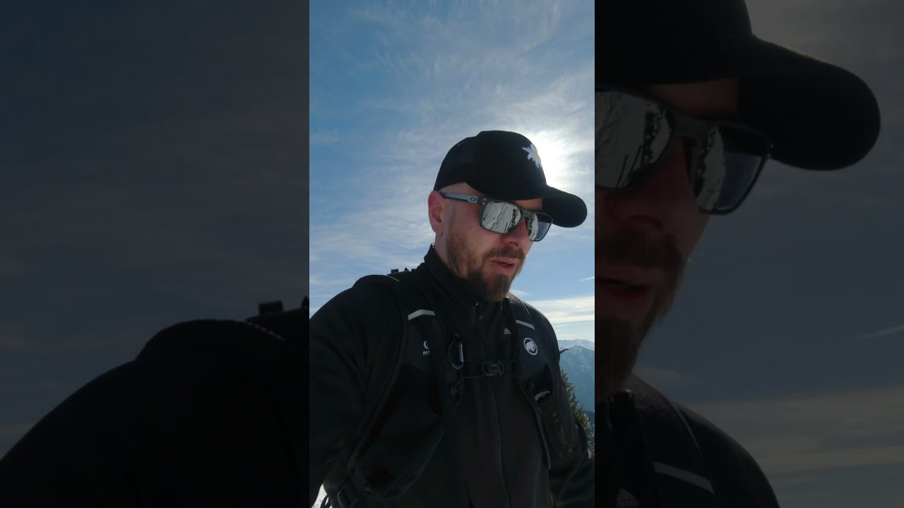 Notkarspitze Wanderung bei viel Schnee - untersch&auml;tzte Gefahr beim Abstieg