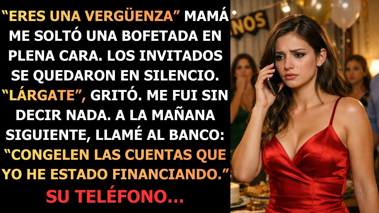 En la Fiesta de Mamá, Me Abofeteó por Avergonzarla  Así que Llamé…