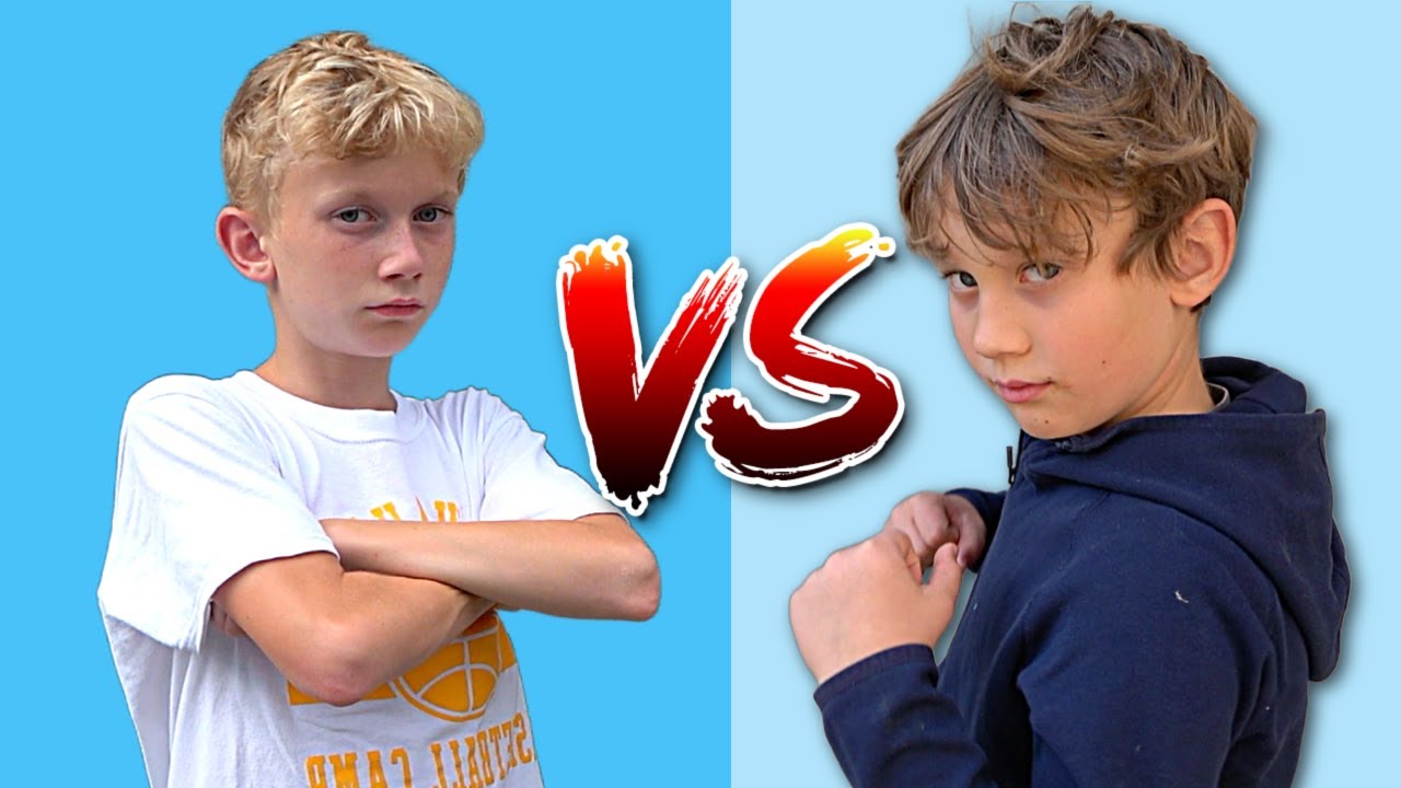 Brother vs  Brother Trick Shot Challenge