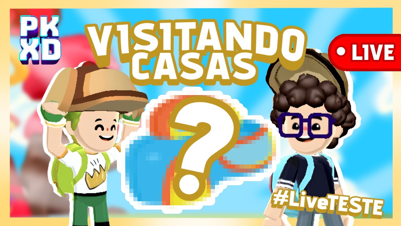 Jogando e Visitando CASAS!🏠✨#LiveTESTE