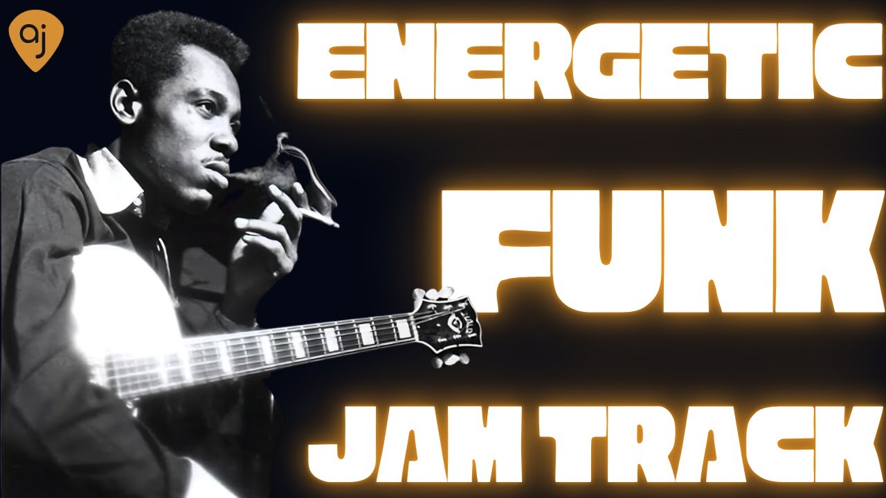 Energetic Hot Funk Jam | Guitar Backing Track (E Minor)