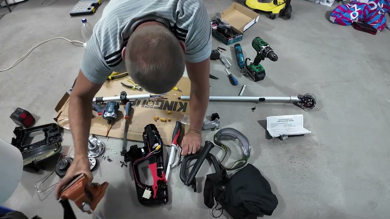 Bosch gfr 18v 23 разбор и делаю разборной пополам