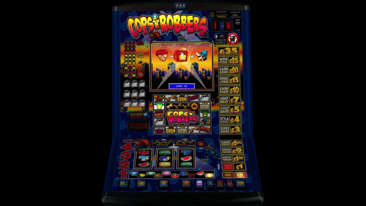 Bellfruit Cops 'N' Robbers Reel 2 Video £35 Fruit Machine Emulator MFME 20.1 Emulation