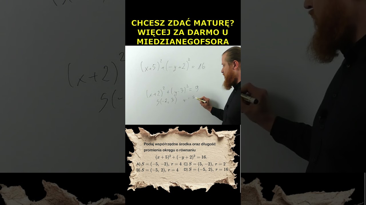 Szybkie zadanko do maturki 45 