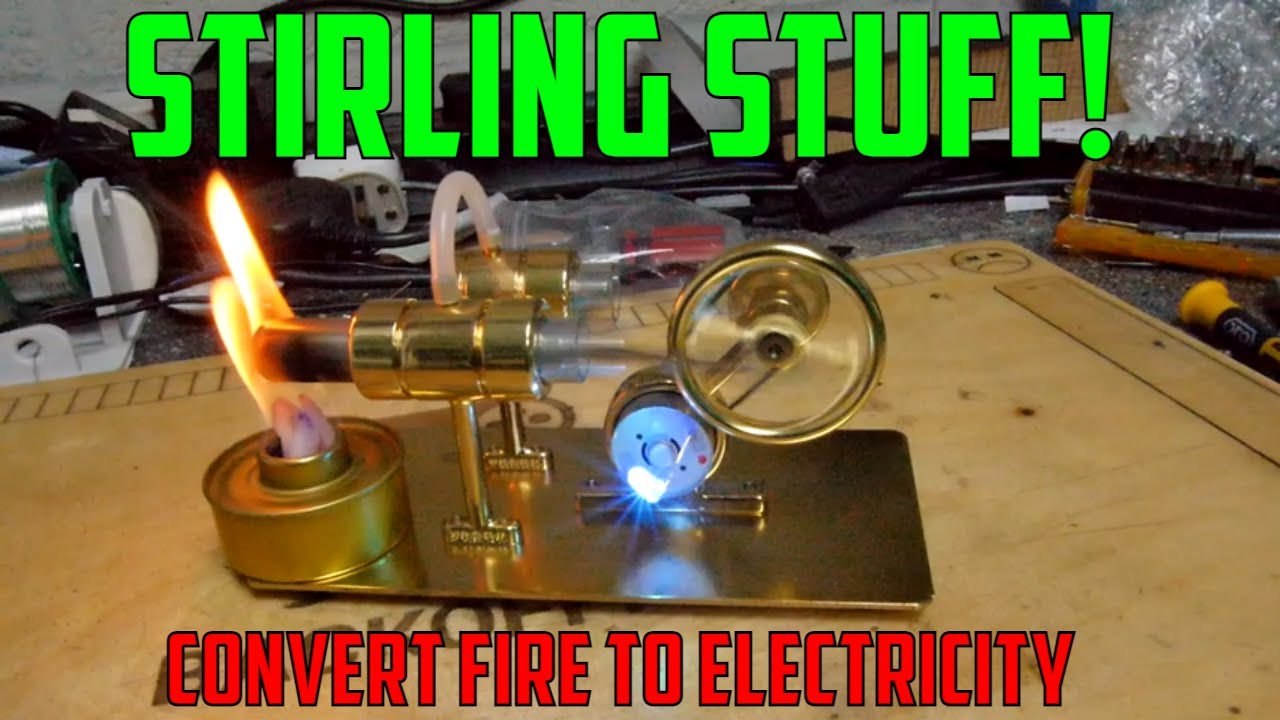 Комплект генератора электроэнергии Sterling Engine Kit