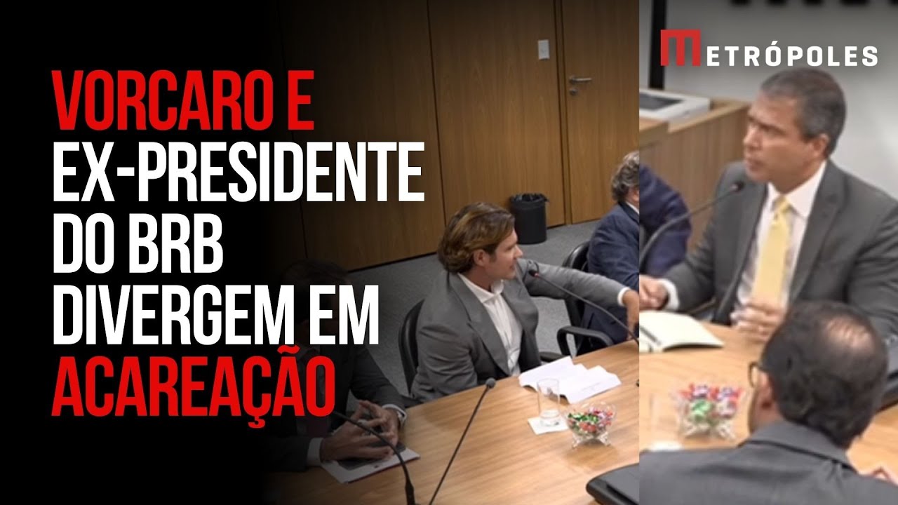 Vorcaro e ex-presidente do BRB divergem em acareação; veja momento