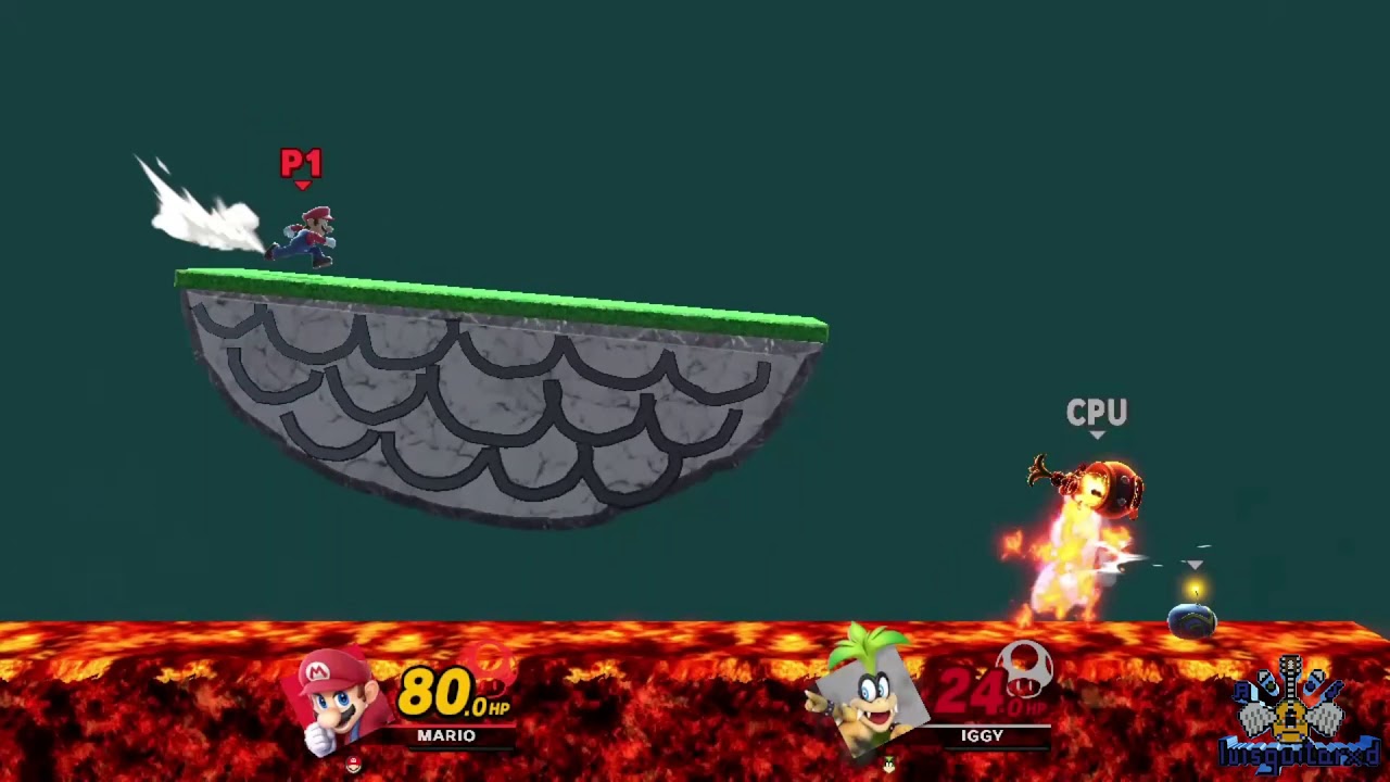 Mario Vs Iggy Koopa (Recreation of Iggy's Castle from Super Mario World)