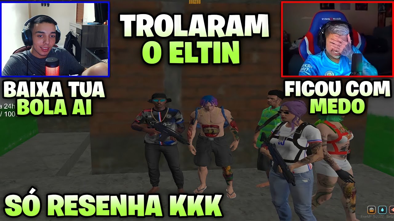 FRANÇA TROLOU O ELTIN!! ELTIN FICOU COM MEDO!! CONHECEU A FAVELA DOS LARANJAS!! 😳