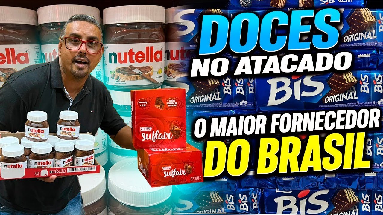 🔴 O MAIOR ATACADISTA DE DOCES DO BRASIL