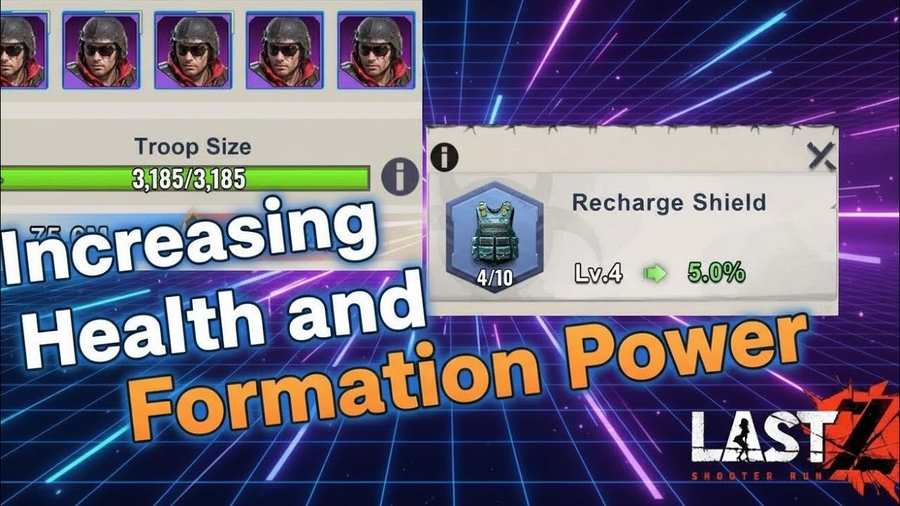 Increasing Health and Formation Power in Last Z: Survival Shooter