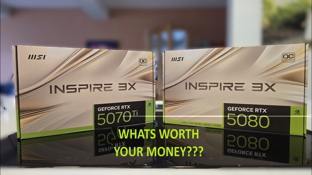 Max Overclocked MSI Inspire RTX 5070 ti vs Max Overclocked RTX 5080 the ultimate comparison!!!