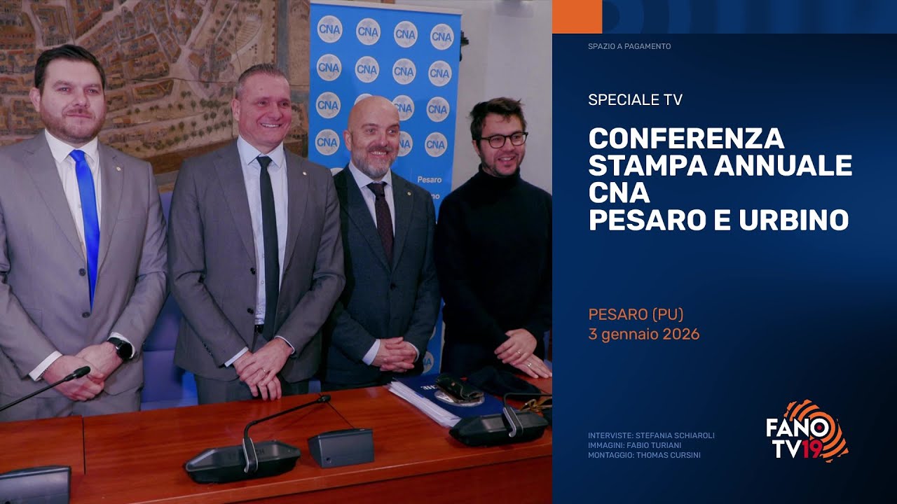 Conferenza stampa annuale CNA Pesaro e Urbino