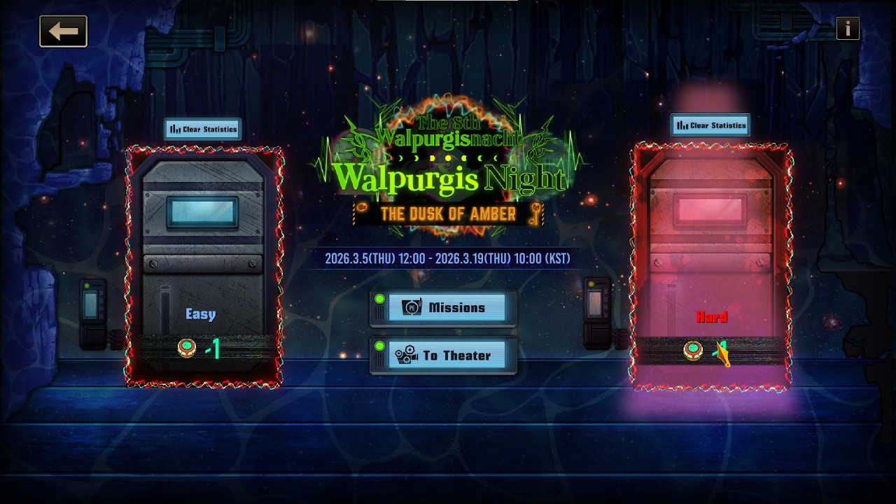 Walpurgis Dusk of Amber hard runs