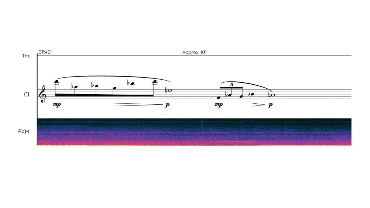 Gerd-bad for clarinet in Bb and fixed media [with score]